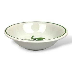 La Primula 10.5" Serving Bowl Pasta Veges Olive Branch Botanical Design Italy